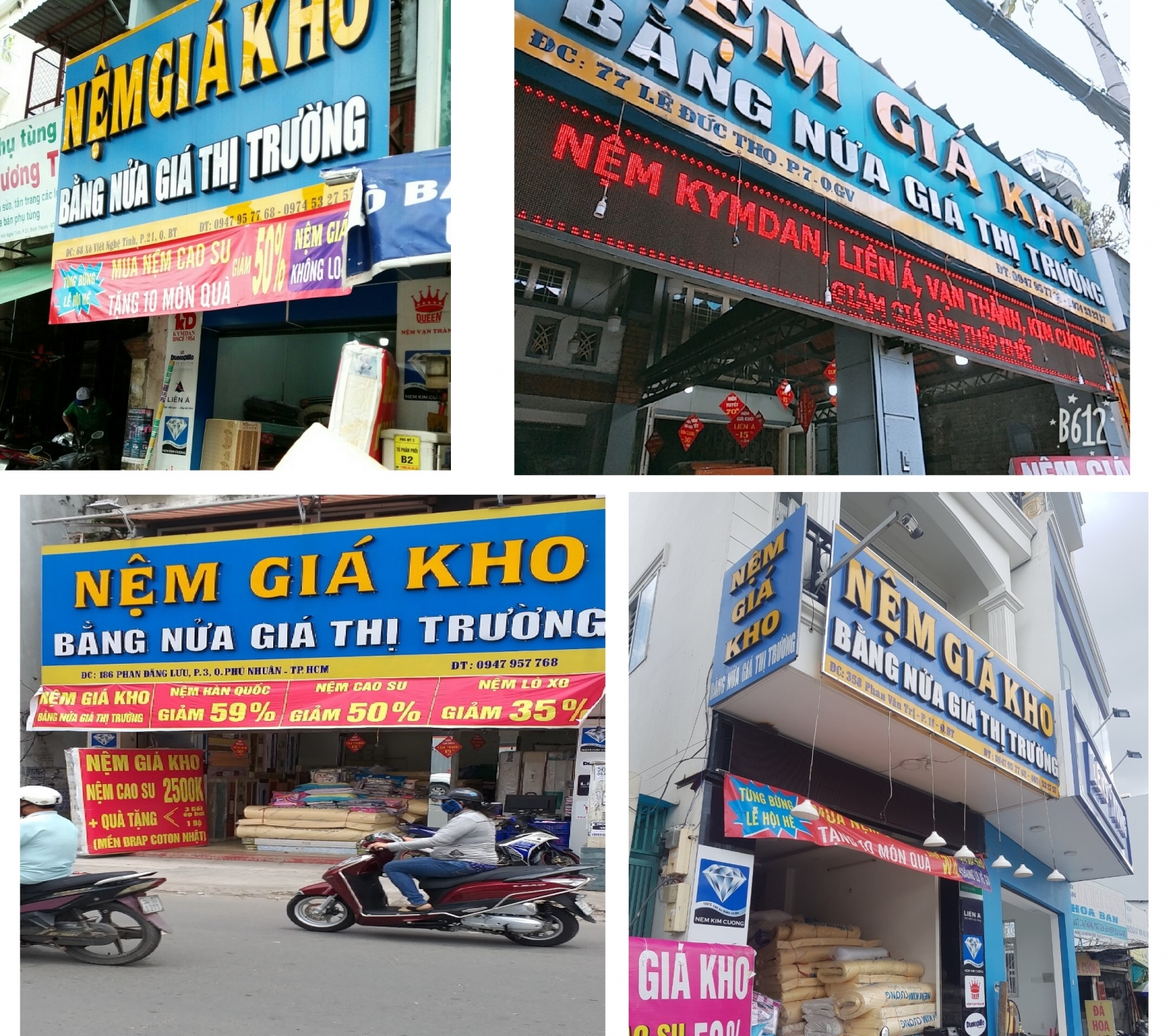 Đại lý nệm cao su Liên Á L’MODA Plus quận Bình Thạnh