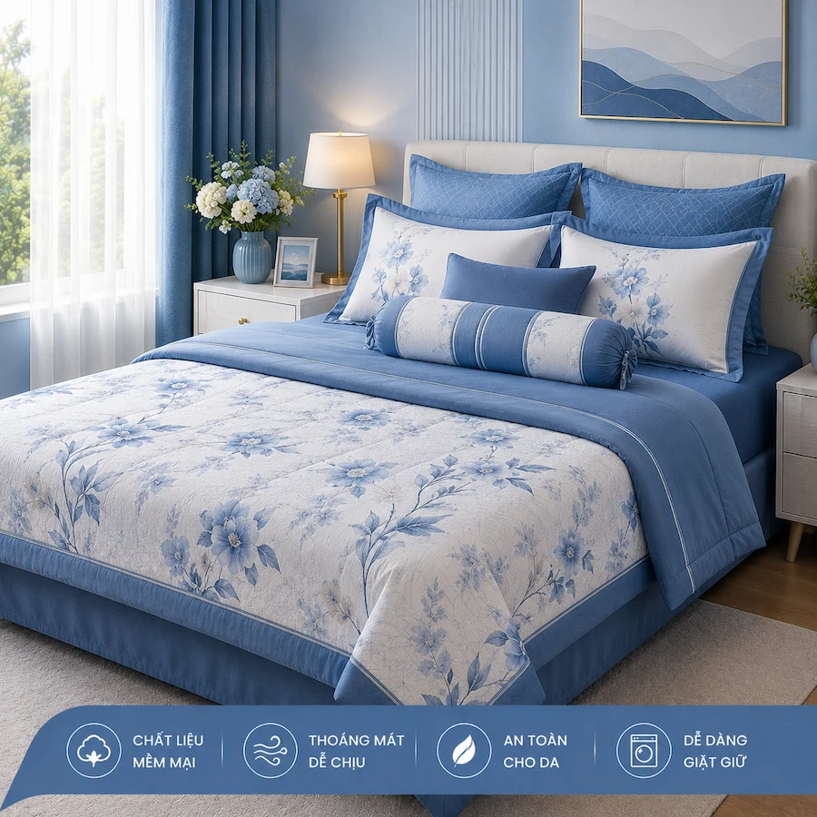 Chăn- Drap- Gối