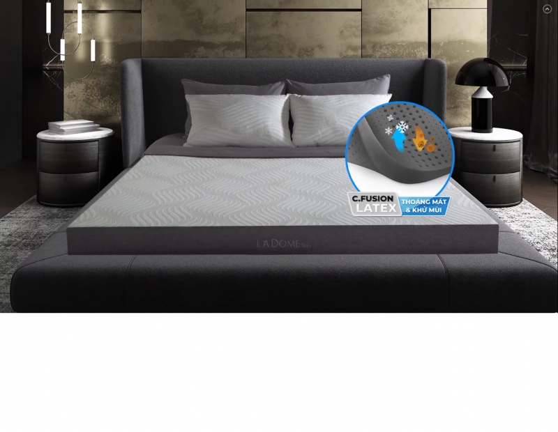 Giá nệm Liên Á 1m8 dày 10cm chính hãng
