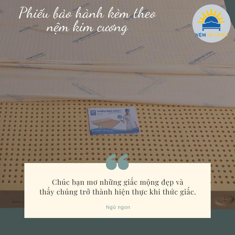 Phân biệt nệm Kim Cương thật giả và chế độ bảo hành