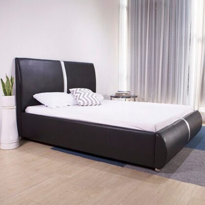 Giuờng bọc nệm da G06