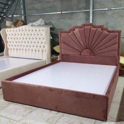 Giường bọc nệm vải G08