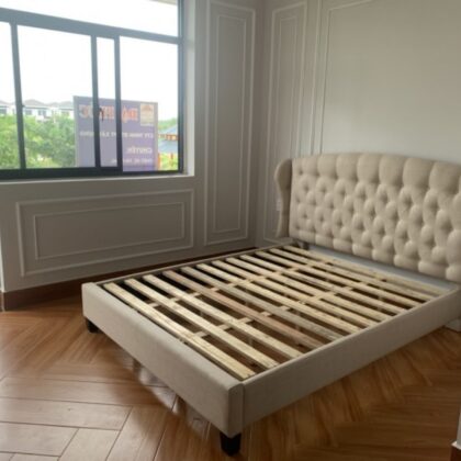 Giường bọc nệm xuất khẩu