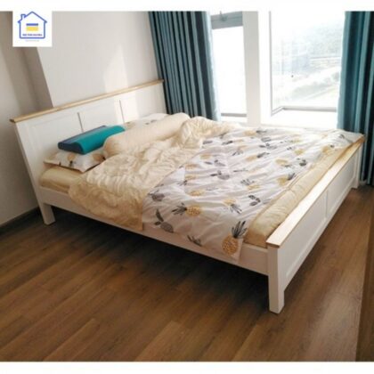 Giường gỗ thông giá rẻ
