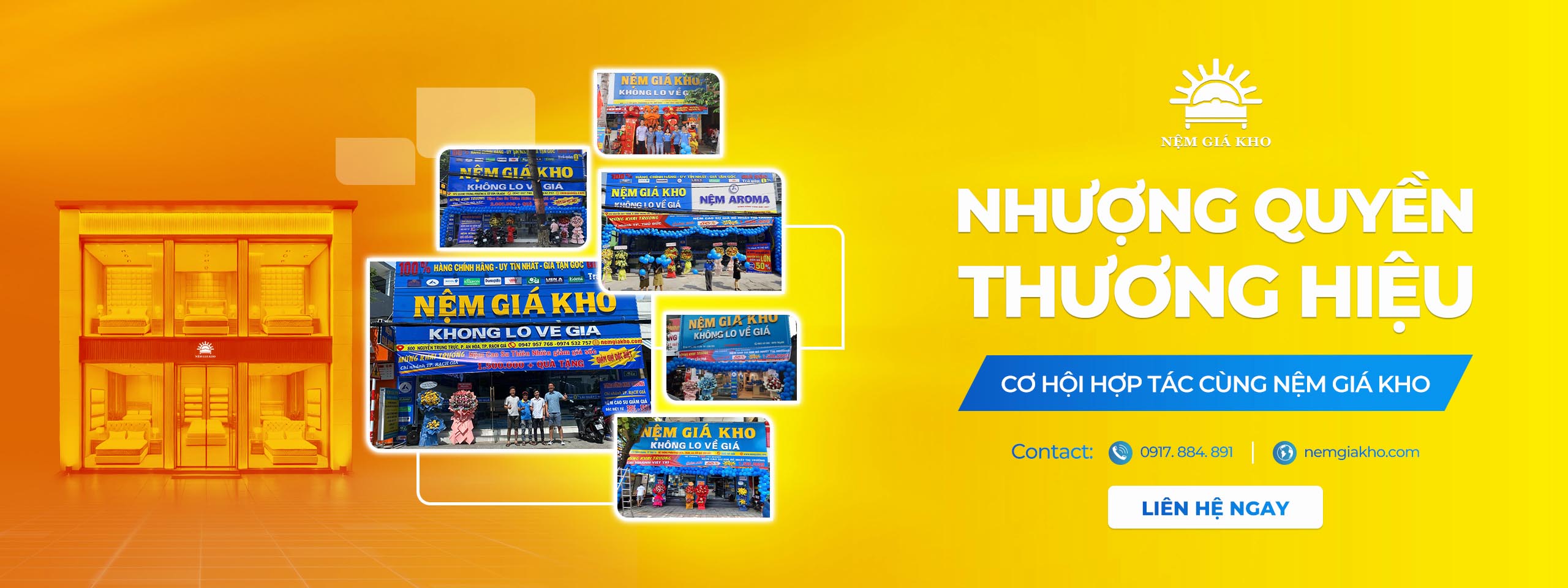 Nhượng Quyền Thương Hiệu Nệm Giá Kho