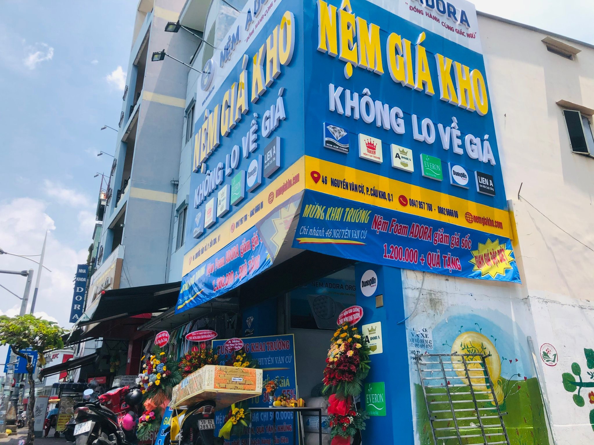Cửa hàng đại lý nệm lò xo Kim Cương quận 1