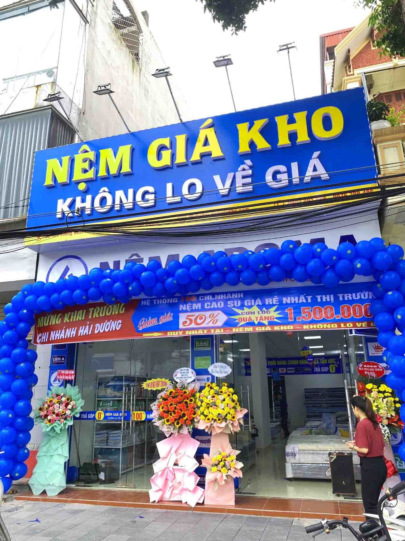 Khai trương cửa hàng nệm giá kho tại thành phố Hải Dương