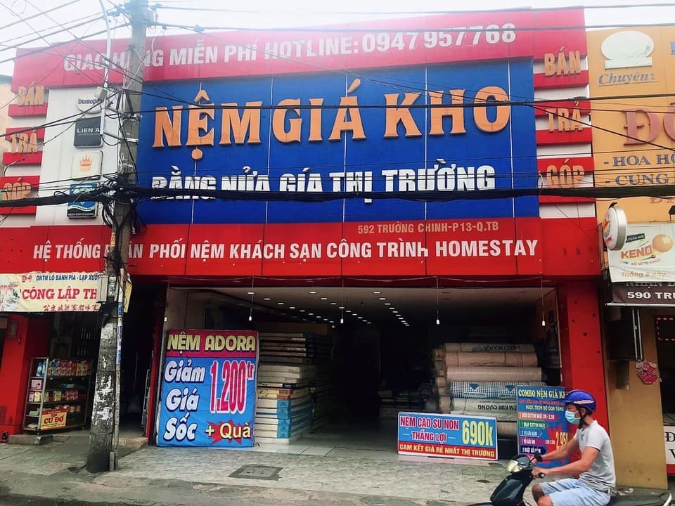 Cửa hàng nệm giá rẻ tại Quận Bình Tân