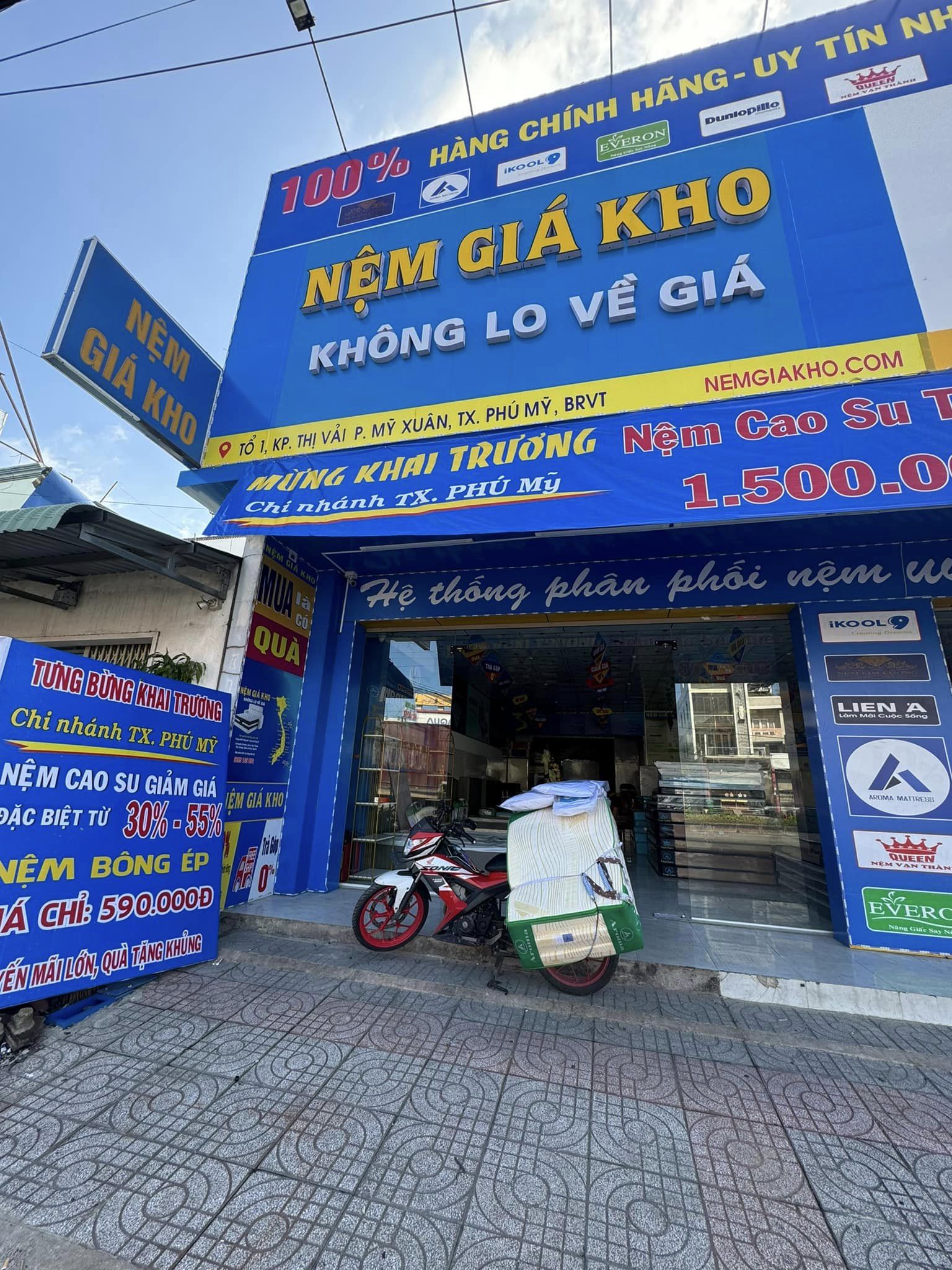 Cửa hàng nệm giá rẻ tại Bà Rịa