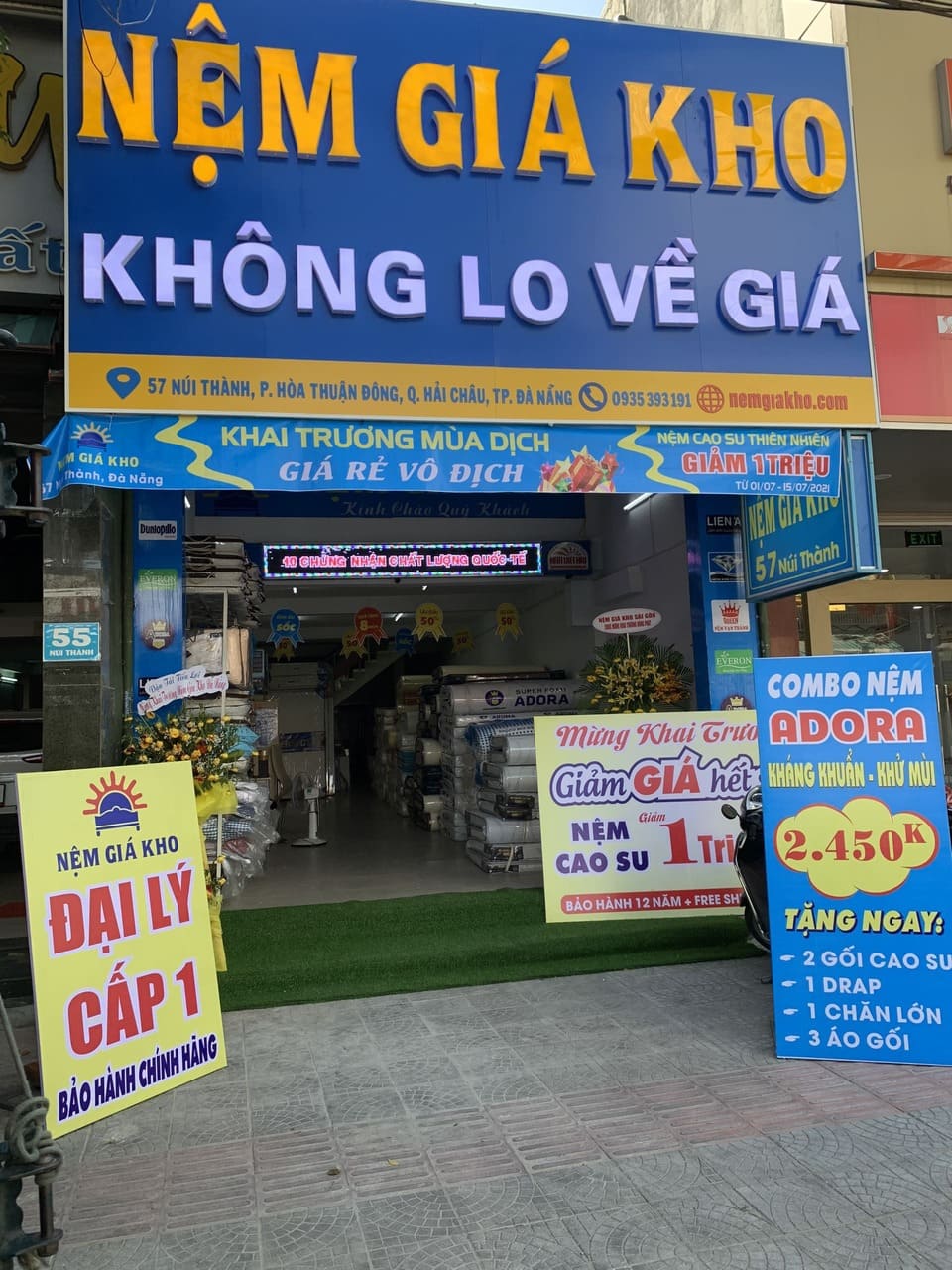 Cửa hàng nệm giá rẻ tại Đà Nẵng