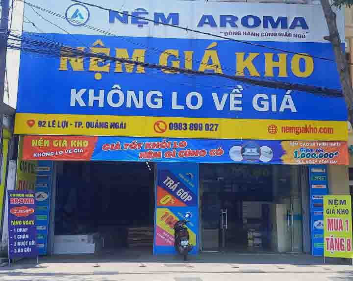 Cửa Hàng nệm giá rẻ tại Quảng Ngãi