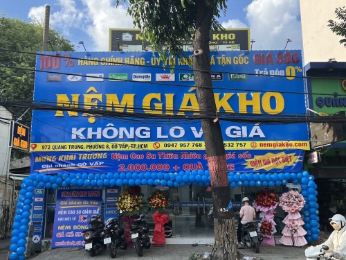 Cửa hàng bán nệm lò xo Liên Á quận Gò Vấp