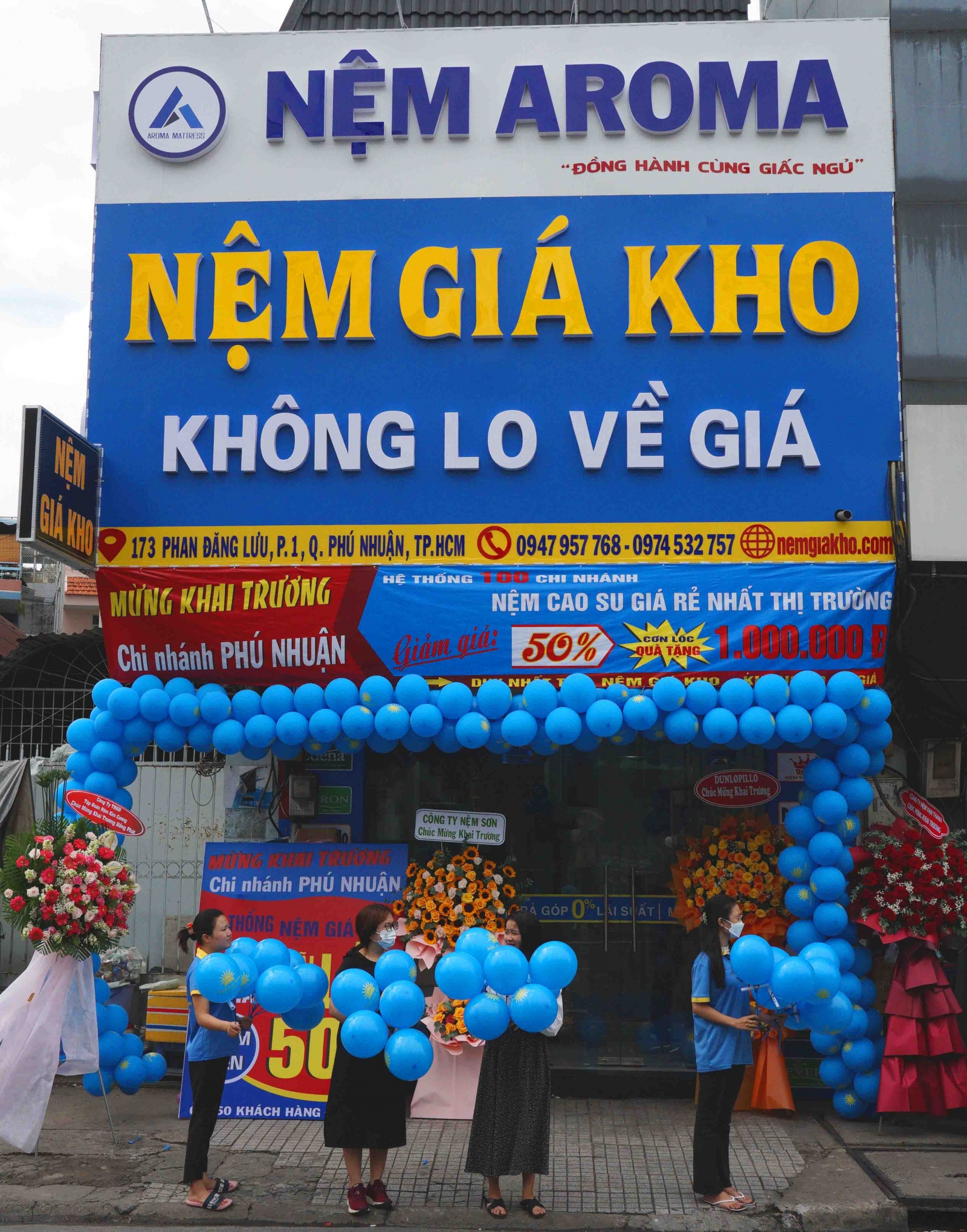 cửa hàng nệm lò xo Dunlopillo quận Phú Nhuận