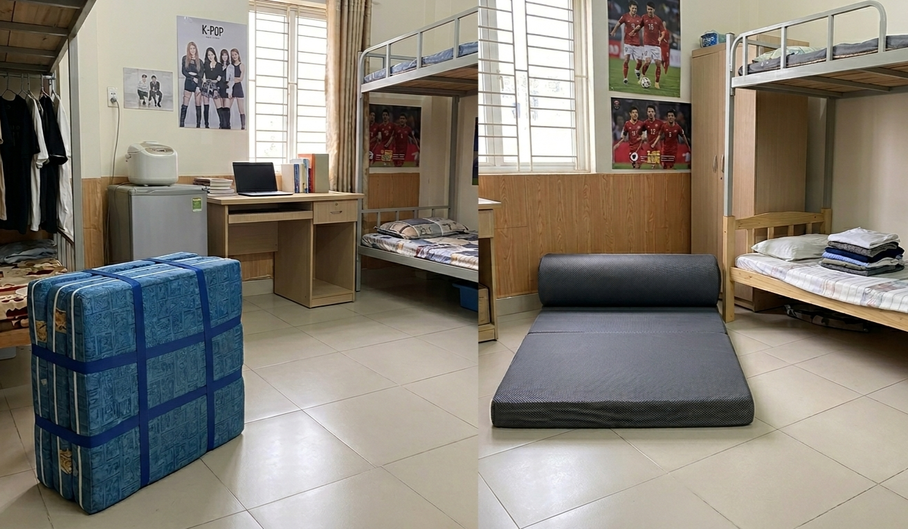 đệm giá rẻ cho sinh viên