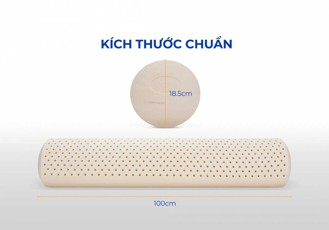 Gối ôm cao su Bolster Vạn Thành