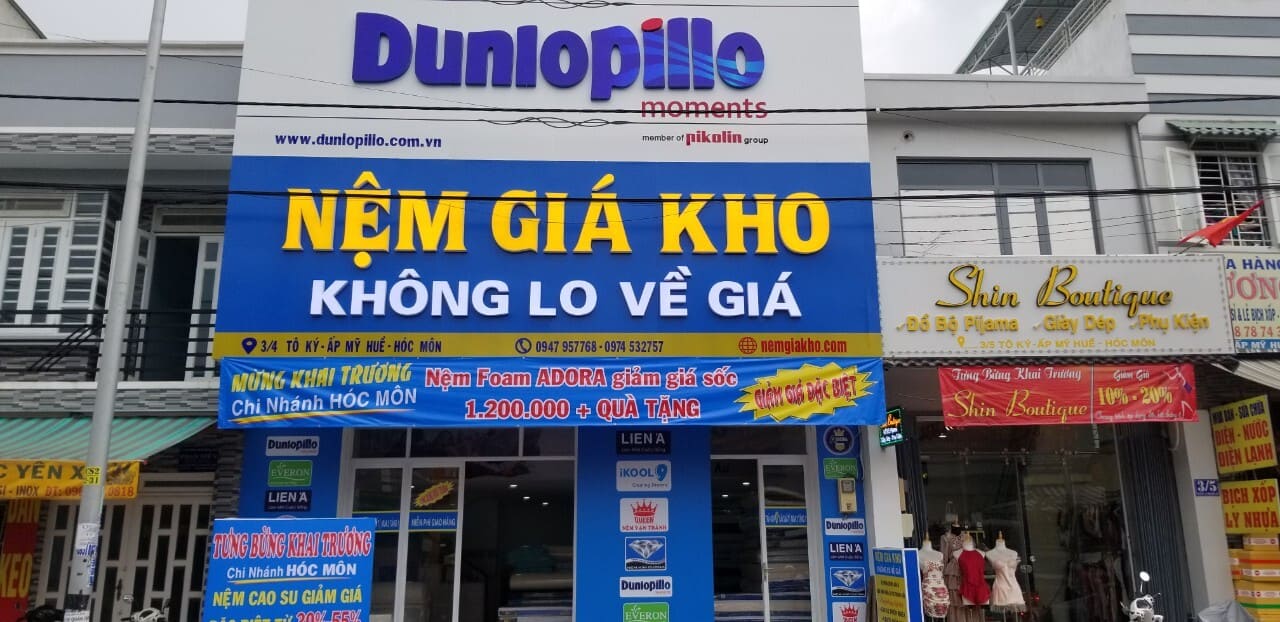 Khai trương cửa hàng Nệm Giá Kho Hóc Môn