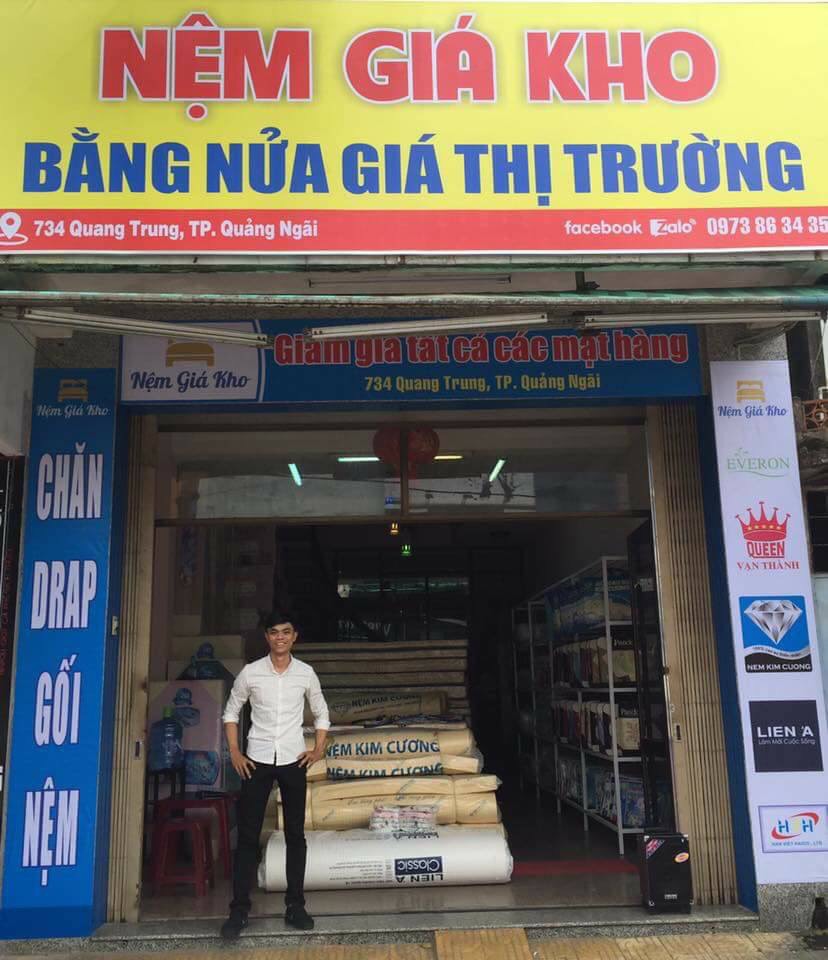 Nệm cao su Liên Á giá rẻ Quảng Ngãi