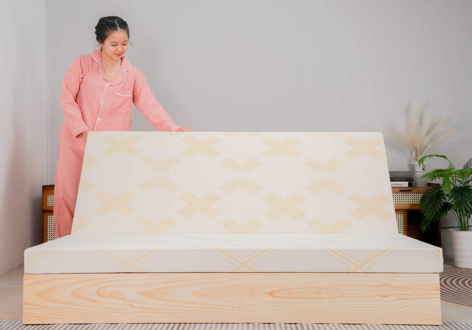 Nệm gấp 3 bao nhiêu mét