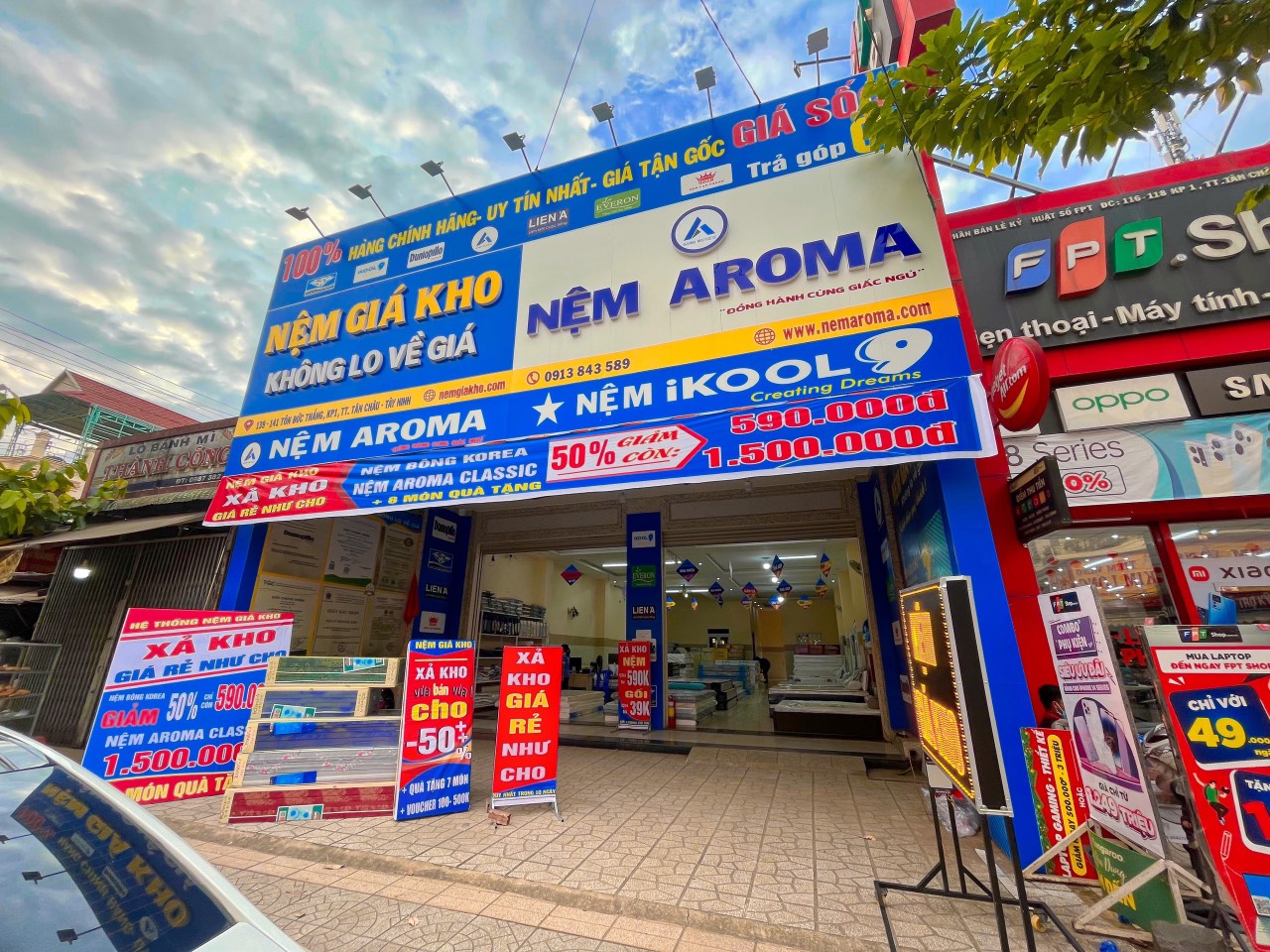 Cửa hàng nệm giá rẻ tại Tân Châu Tây Ninh
