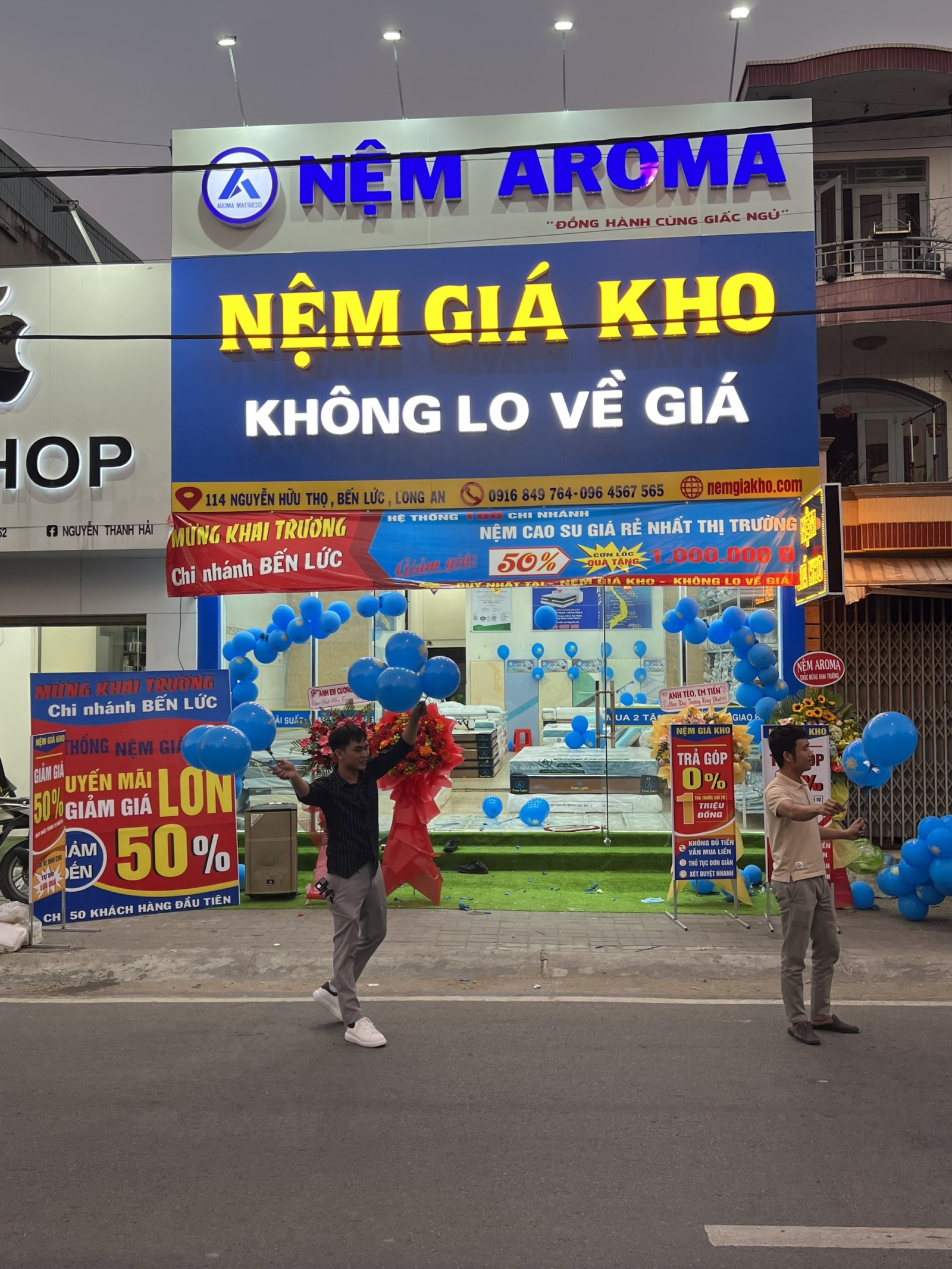 mua nệm giá rẻ tại Bến Lức Long An