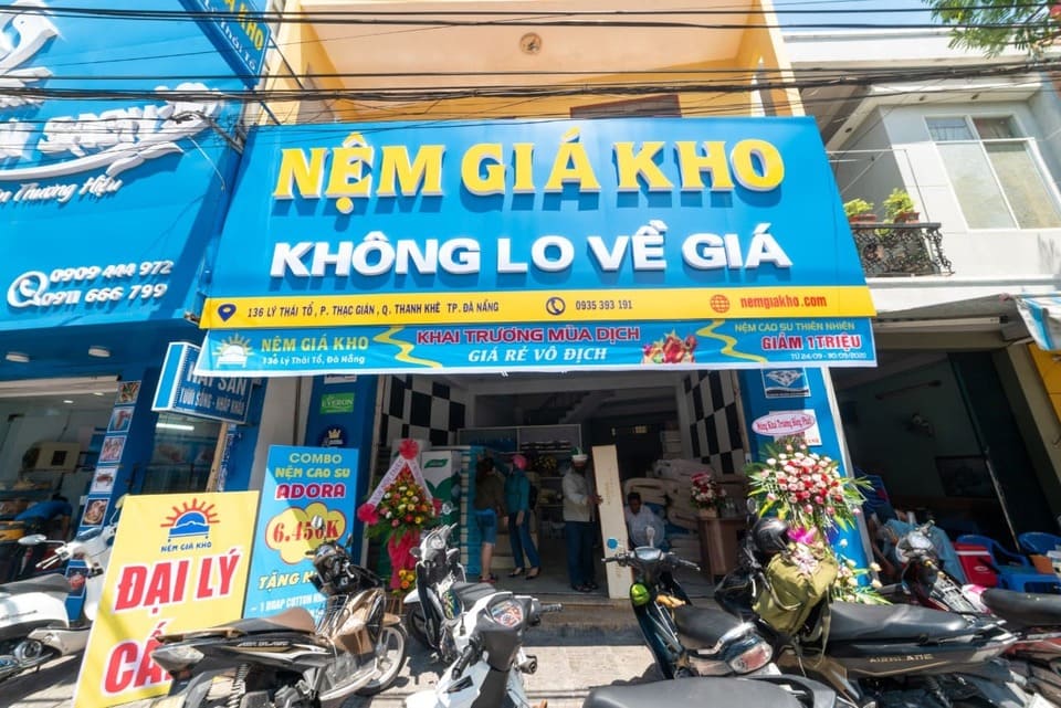 Khai trương cửa hàng nệm giá kho mới tại Đà Nẵng