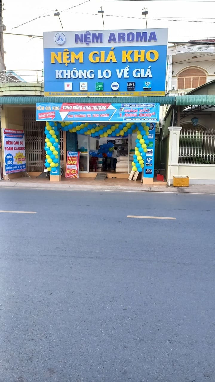 Khai trương cửa hàng nệm giá kho thị xã Tân Châu An Giang