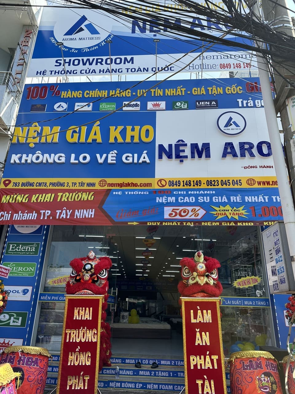 Khai trương chi nhánh nệm giá kho mới tại thành phố Tây Ninh