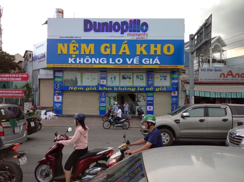 Cửa hàng nệm cao su Kim Cương giá rẻ tại quận Thủ Đức