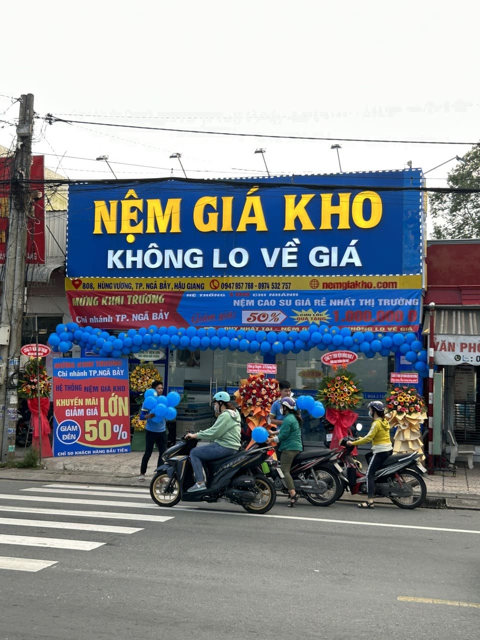 Khai trương cửa hàng nệm giá kho tại thành phố Ngã Bảy Hậu Giang