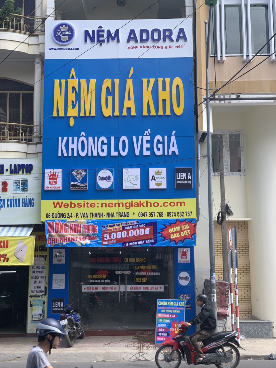 Cửa hàng nệm lò xo Kim Cương Nha Trang