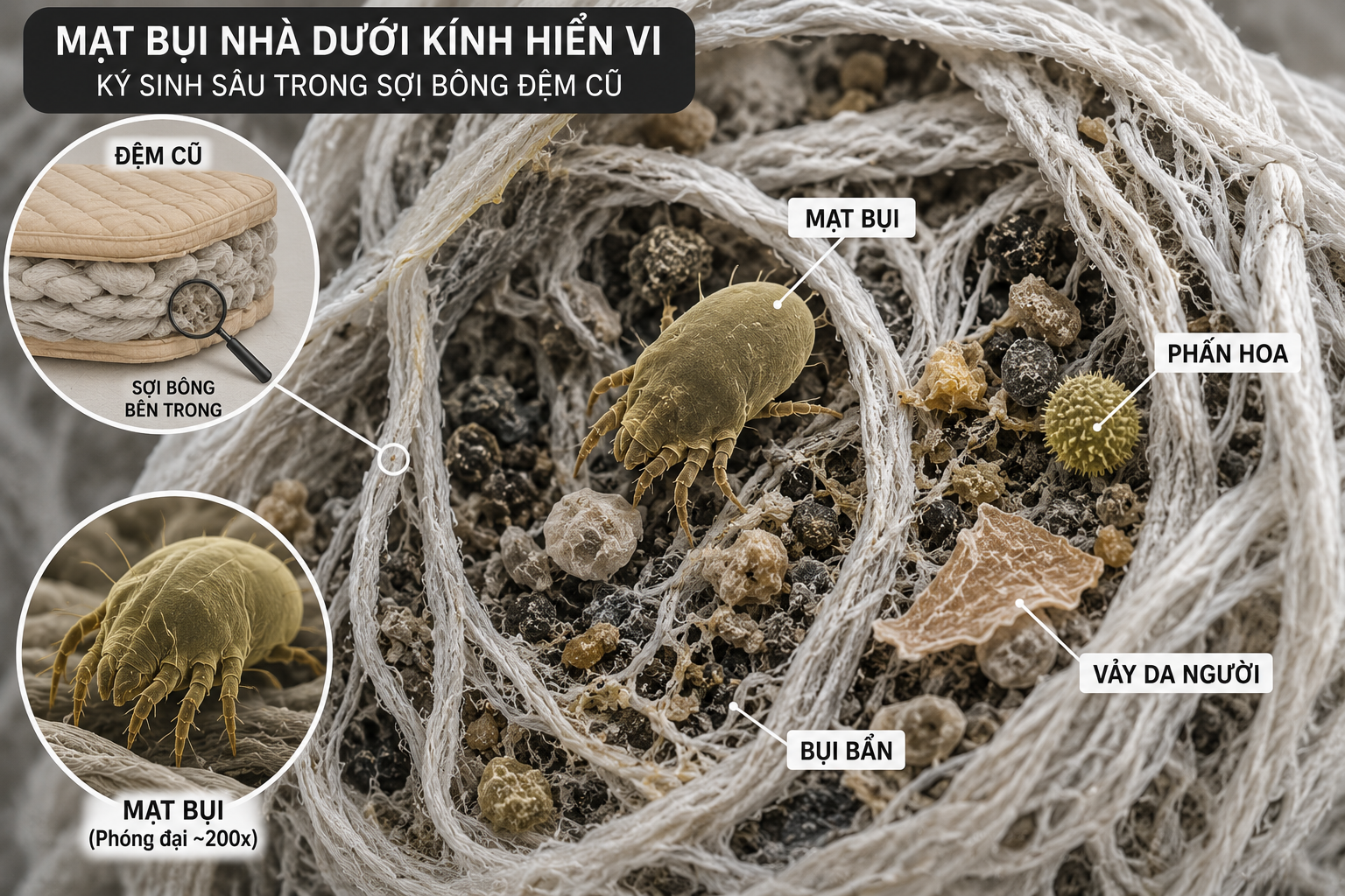 Tác Hại Khi Sử Dụng Nệm Kém Chất Lượng