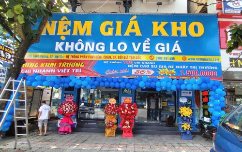 Cửa hàng đệm giá rẻ tại Việt Trì Phú Thọ