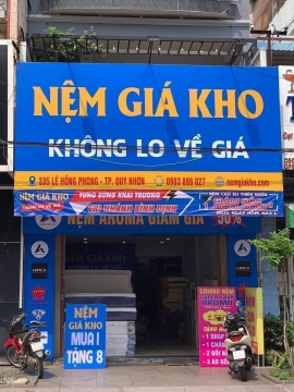 Cửa hàng nệm giá rẻ tại Quy Nhơn Bình Định