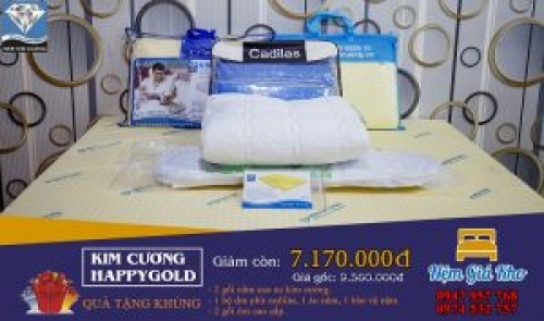 Nệm cao su Kim Cương Happy Gold tphcm