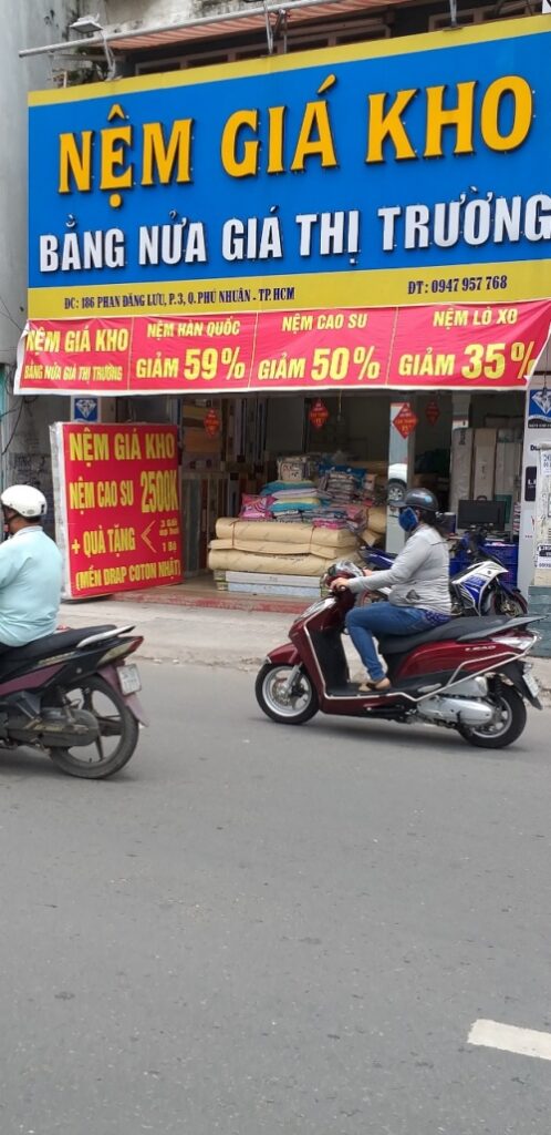 Các loại nệm Liên Á tại tp Hồ Chí Minh