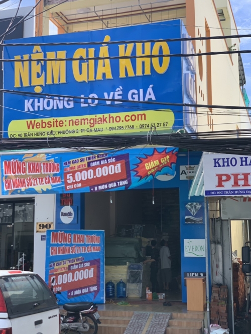 cửa hàng bán nệm cao su kim cương quận 12