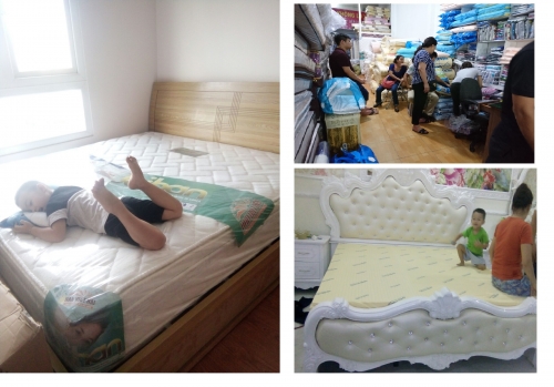 Cửa hàng nệm Thắng Lợi quận Tân Bình.