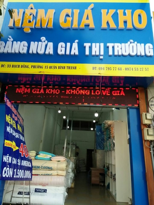 Nệm bông ép Kim Cương giá rẻ tại thành phố Hồ Chí Minh