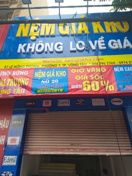 Đại lý nệm Vạn Thành Liên Á Kim Cương tại Vũng Tàu