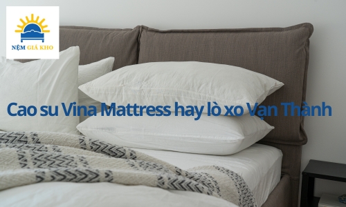 So sánh nệm cao su Vinamattress với lò xo Vạn Thành