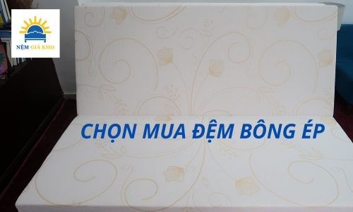 Tư vấn chọn mua đệm bông ép