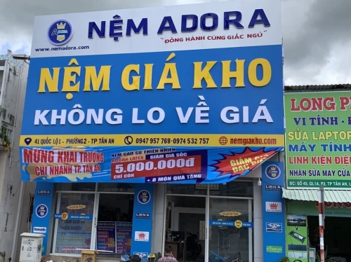 Khai trương chi nhánh nệm giá kho tại Tân An Long An