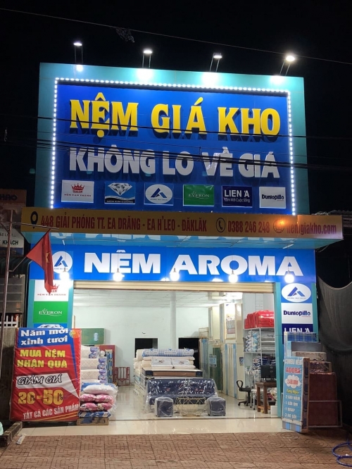 Cửa hàng nệm giá rẻ tại TT Ea Drăng Daklak