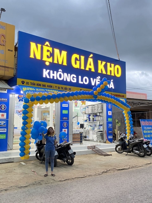Khai trương cửa hàng nệm giá kho tại Thị Trấn Ba Tri Bến Tre