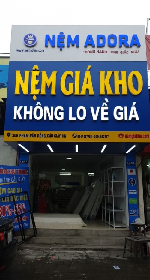 showroom nệm giá kho tại Cầu Giấy Hà Nội