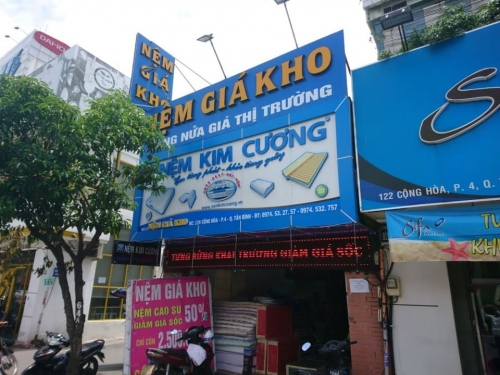 Cửa hàng nệm giá kho chính hãng tại Tân Bình