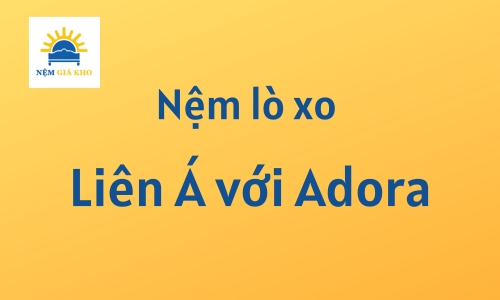 So sánh nệm lò xo Liên Á với Adora