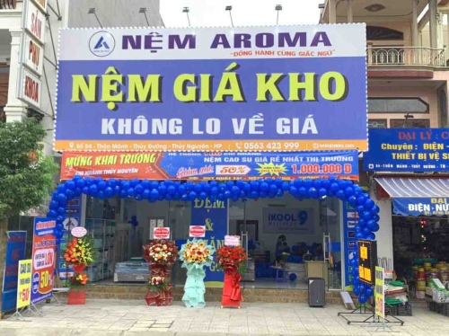 Khai trương nệm giá kho Thủy Nguyên Hải Phòng