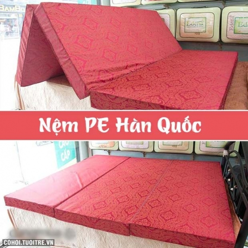 nệm gấp 3 tấm giá rẻ