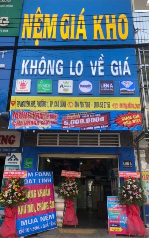 Cửa hàng nệm Everon Cao Lãnh